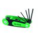  CLES TORX 8 PIECES EXAGONALE 