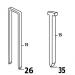  R4/26 AGRAFES 26MM (BTE 1100) 