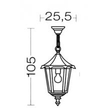  C-SUSPENSION MONACO CUIVRE/NR 