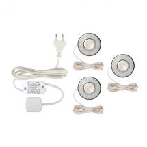  KIT SPARK LED 350MA 3X1W 3000K 