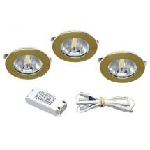  KIT S1200 LED 3X1,8W DORE 