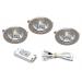  KIT S1200 LED 3X1,8W CHROME 
