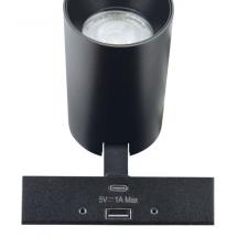  ELISE GU10 5W CCT USB-C NOIR 