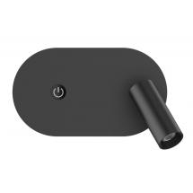  LYRA 3W/3000K NOIR + USB-C 