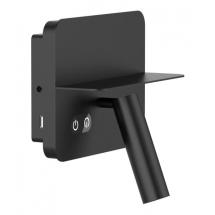  ROMAN 9W/3000K NOIR + USB-C 