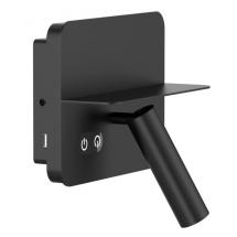  ROMAN 9W/3000K NOIR + USB-C 
