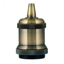  DOUILLE RETRO ALU E27 BRONZE A 