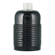  DOUILLE METAL SCREW E27 NOIRE 