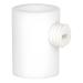  10PCS SERRE-CABLES DROITS BLAN 