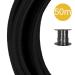  CABLE TEXTILE 2C 50 MTR NOIR 