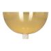  ROSACE METAL BOWL DOREE 
