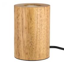  LAMPES A POSER E27 BOIS + CORD 