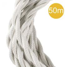  CABLE TEXTILE TORSADE 2C 50 MT 
