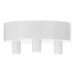  ROSACE METAL BLANC MULTI 3 SOR 