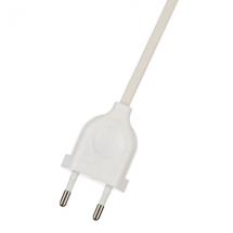  CORDON ALIM. 200CM BLANC FICHE 