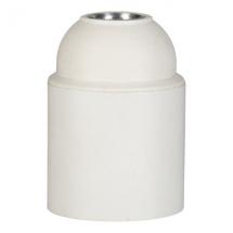  DOUILLE E27 TP LISSE BLANCHE 