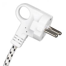  CABLE TEXTILE 3C 3M BLANC/NOIR 