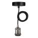  SUSPENSION OSLO E27 NOIRE 1.50 