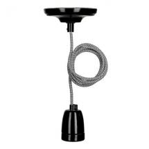  SUSPENSION YORK E27 NOIRE 1.50 