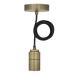 SUSPENSION LYON E27 ALU BRONZE 