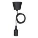  SUSPENSION SILICONE E27 NOIR 