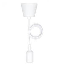  SUSPENSION SILICONE E27 BLANC 