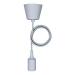  SUSPENSION SILICONE E27 GRIS 