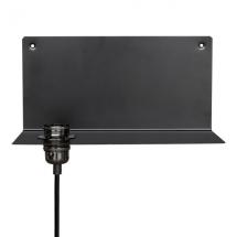  WALL LEDGE METAL 1XE27 NOIR 