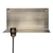  WALL LEDGE METAL 1XE27 BRONZE 