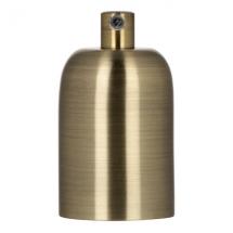  DOUILLE DECO ALUMINIUM E27 BRO 