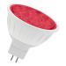  LED COULEUR GU5.3 12V 5.5W ROU 