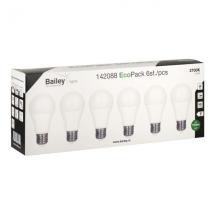  ECOPACK 6 X LED A60 E27 8W 827 