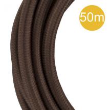  CABLE TEXTILE 3C 50 MTR MARRON 