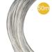  CABLE PVC ROND 2C 50M TRANSPAR 