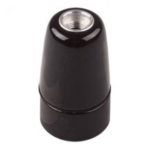  DOUILLE PORCELAINE E14 NOIRE 