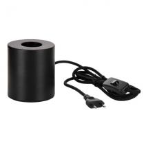  LAMPE A POSER E27 METAL NOIR 