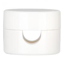  SERRE-CABLE MUR ROND BLANC 
