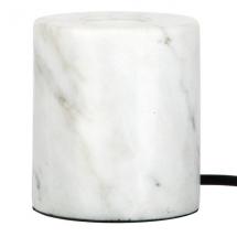  LAMPE A POSER E27 MARBRE BLANC 