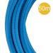  CABLE TEXTILE 2C 50 MTR BLEU 