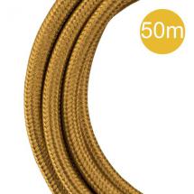  CABLE TEXTILE 2C 50 MTR OR MET 