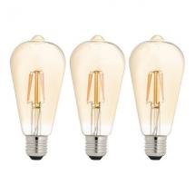 ECOPACK 3XFIL ST64 E27 4W 822 