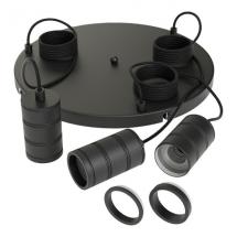  SUSPENSION RETRO 3XE27 RONDE 3 