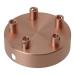  ROSACE METAL CUIVRE MAT 5 SORT 