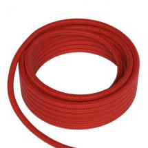  CABLE TEXTILE 2C ROUGE 1.5M 