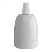  DOUILLE E27 CERAMIQUE BLANC BR 