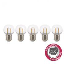  PACK 5XLED FIL SAFE E27 2W 827 