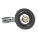  SPOT ENCASTRE ROND GU10 NOIR O 