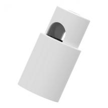  SERRE-CABLE ALU BLANC 5PCS 