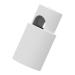  SERRE-CABLE ALU BLANC 5PCS 