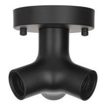  PLAFONNIER METAL TRIO E27 NOIR 